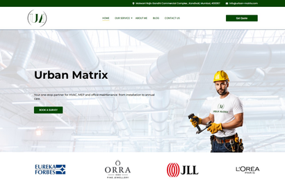 Urban Matrix website designed and developed by Orange Telescope